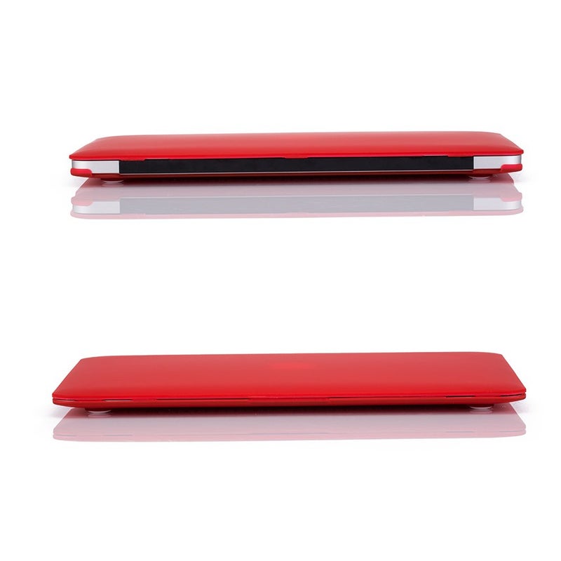 RUBAN Case Compatible with MacBook Air 13 Inch (Models: A1369 & A1466, Older Version 2010-2017 Release), Slim Snap On Hard Shell Protective Cover and Keyboard Cover, Red - Image 4